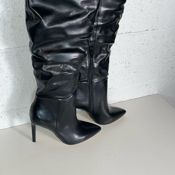 Inc Womens Black Slouch Iyonna Pointed Toe Stiletto Dress Boots 5.5 M - Picture 10 of 16